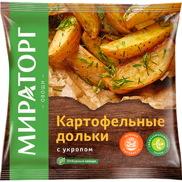 "МИРАТОРГ" картофельные дольки с укропом